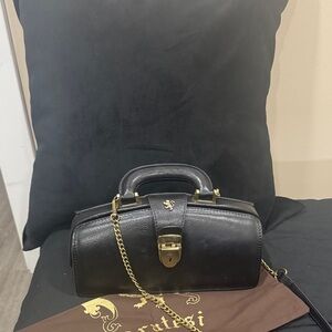 Pratesi Brunelleschi Radica Leather Handbag